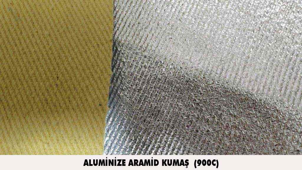 aluminize aramid kumas 900C